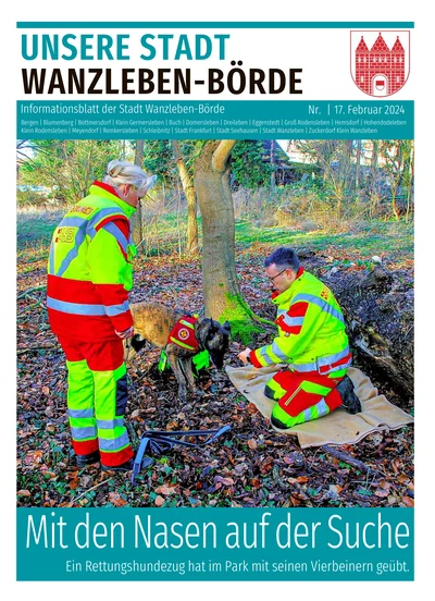 Unsere Stadt Wanzleben-Börde 2/2024 - Titelbild